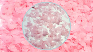 Eco Biodegradable Baby Shower Baby Feet Confetti - Pale Pink