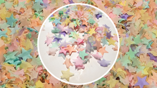 Load image into Gallery viewer, Eco Biodegradable  Wedding Star Confetti - Rainbow Pastel mix