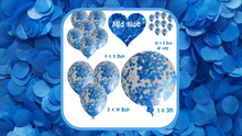 Load image into Gallery viewer, Biodegradable Confetti Filled Balloons - Mid Blue